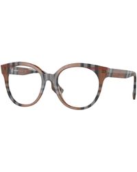 Burberry - Be2356 Jacqueline 3967 Optical Frames Plastic Round - Lyst