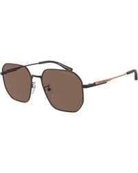 Emporio Armani - Ea2154D 320173 Sunglasses Metal Pilot Normal - Lyst