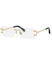 Philipp Plein - Vpp219M Plein Sleek 300 Optical Frames Metal Geometric - Lyst