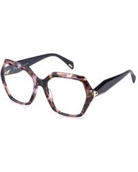 Police - Vplr19 New Clue 2 09Uv Optical Frames Acetate Geometric - Lyst