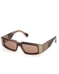 Max Mara - Mm0217 62E Sunglasses Acetate Squared Normal - Lyst