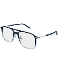Montblanc - Mb0522O 005 Optical Frames Injected Transparent Pilot - Lyst