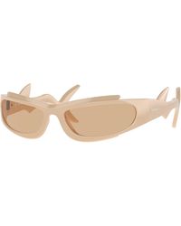 Burberry - Be4399 407873 Sunglasses Injected Geometric Normal - Lyst