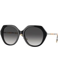 Burberry - Be4375 Vanessa 38538G Sunglasses Acetate Geometric Normal Shaded - Lyst