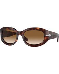 Persol - Po3335S 24/51 Sunglasses Acetate Pillow Normal Shaded - Lyst