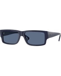 DIESEL - Dl2003 716/80 Sunglasses Acetate Squared Normal - Lyst