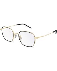Saint Laurent - Sl 397/F 003 Optical Frames Metal Squared - Lyst