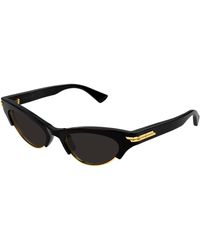 Bottega Veneta - Bv1431S 001 Sunglasses Acetate Cat Eye - Lyst