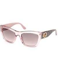 Guess - Gu00363 72F Sunglasses Injected Squared Normal - Lyst