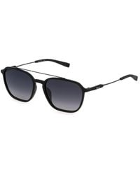 Fila - Sfi524 U28P Sunglasses Injected Smoke Geometric Shaded - Lyst