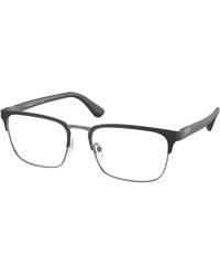 Prada - Pr 54Tv Heritage 1Bo1O1 Optical Frames Metal Squared Normal - Lyst