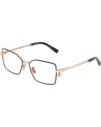 Tiffany & Co. - Tf1180 6105 Optical Frames Metal Transparent Squared Normal - Lyst