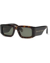 Philipp Plein - Spp149V Plein Master 722 Sunglasses Acetate Squared Normal - Lyst