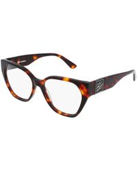 KARL LAGERFELD - Kl6053 131 Optical Frames Acetate Squared Normal Normal - Lyst
