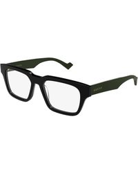 Gucci - Gg0963O 001 Optical Frames Acetate Transparent Squared - Lyst