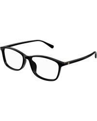 Gucci - Gg1354Oa 001 Optical Frames Plastic Squared - Lyst