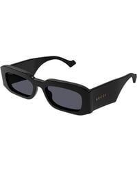 Gucci - Gg1426S 001 Sunglasses Acetate Squared Normal - Lyst
