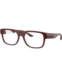 FERRARI SCUDERIA - Fz8030U 530 Optical Frames Injected Transparent Geometric Normal - Lyst