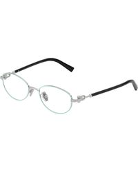 Tiffany & Co. - Tf1176D 6151 Optical Frames Metal Transparent Round Normal - Lyst