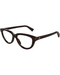 Bottega Veneta - Bv1366O 002 Optical Frames Acetate Transparent Cat Eye - Lyst