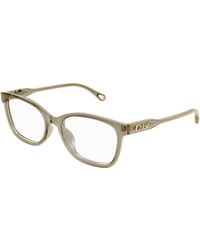 Chloé - Ch0276Oa 004 Optical Frames Acetate Transparent Squared - Lyst