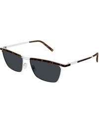 Saint Laurent - Sl 795 Joe 002 Sunglasses Metal Squared - Lyst