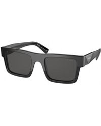 Prada - Pr 19Ws 1Ab5S0 Sunglasses Acetate Squared Normal - Lyst