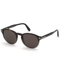 Tom Ford - Ft0834 Dante 56A Sunglasses Acetate Round Normal - Lyst