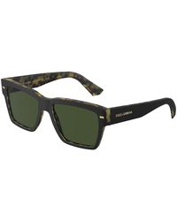 Dolce & Gabbana - Dg4431 340471 Sunglasses Acetate Squared Normal - Lyst