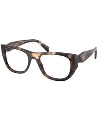 Prada - Pr A18V 14P1O1 Optical Frames Acetate Transparent Geometric Normal - Lyst
