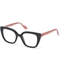 Guess - Gu50265 001 Optical Frames Acetate Squared Normal - Lyst