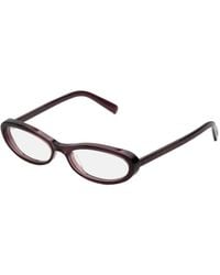 MM6 by Maison Margiela - Yv5 Lunettes 25 Optical Optical Frames Acetato Trasparente Cat Eye - Lyst
