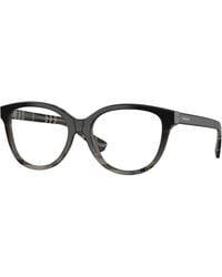 Burberry - Be2456 4200 Optical Frames Acetate Transparent Cat Eye Normal - Lyst