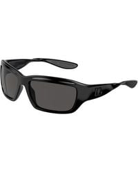 Dolce & Gabbana - Dg6191 501/87 Sunglasses Injected Squared Normal - Lyst