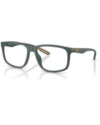 Emporio Armani - Ea3209U 5058 Optical Frames Injected Transparent Squared Normal - Lyst