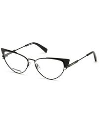 DSquared² - Dq5304 002 Optical Frames Outlet Metal Cat Eye - Lyst