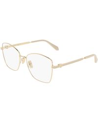 Ferragamo - Sf2242 710 Optical Frames Metal Squared Normal - Lyst