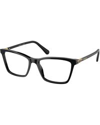 Swarovski - Sk2015 1008 Optical Frames Acetate Transparent Squared Normal - Lyst