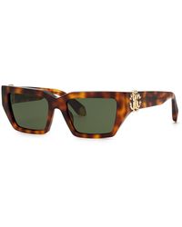 Roberto Cavalli - Src016M 02Bp Sunglasses Acetate Geometric Normal - Lyst