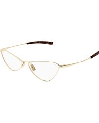 Saint Laurent - Sl 830 Opt 002 Optical Frames Metal Transparent Cat Eye - Lyst