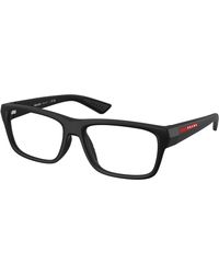 Prada Linea Rossa - Ps 02Tv 1Bo1O1 Optical Frames Injected Transparent Pillow Normal - Lyst