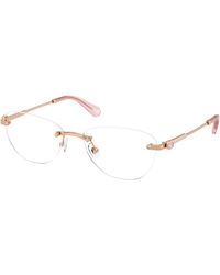 Swarovski - Sk1035D 4014 Optical Frames Metal Round Normal - Lyst