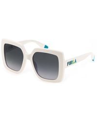 Furla - Sfu685 03Gf Sunglasses Acetate Squared Normal Shaded - Lyst