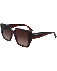 KARL LAGERFELD - Kl6036S 049 Sunglasses Acetate Squared Normal Photochromatic - Lyst