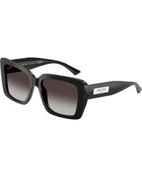 Jimmy Choo - Jc5042 50008G Sunglasses Acetate Squared Normal Shaded - Lyst