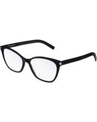 Saint Laurent - Sl 287 Slim 001 Optical Frames Acetate Cat Eye - Lyst