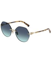 Tiffany & Co. - Tf3123 60219S Sunglasses Metal Geometric Normal Nuanced - Lyst