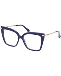 Max Mara - Mm5144 090 Optical Frames Acetate Butterfly Normal - Lyst