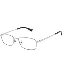 Emporio Armani - Ea1169D 3015 Optical Frames Metal Pillow Normal - Lyst