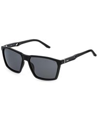 Fila - Sfia07 U28P Sunglasses Injected Smoke Geometric Polarized - Lyst